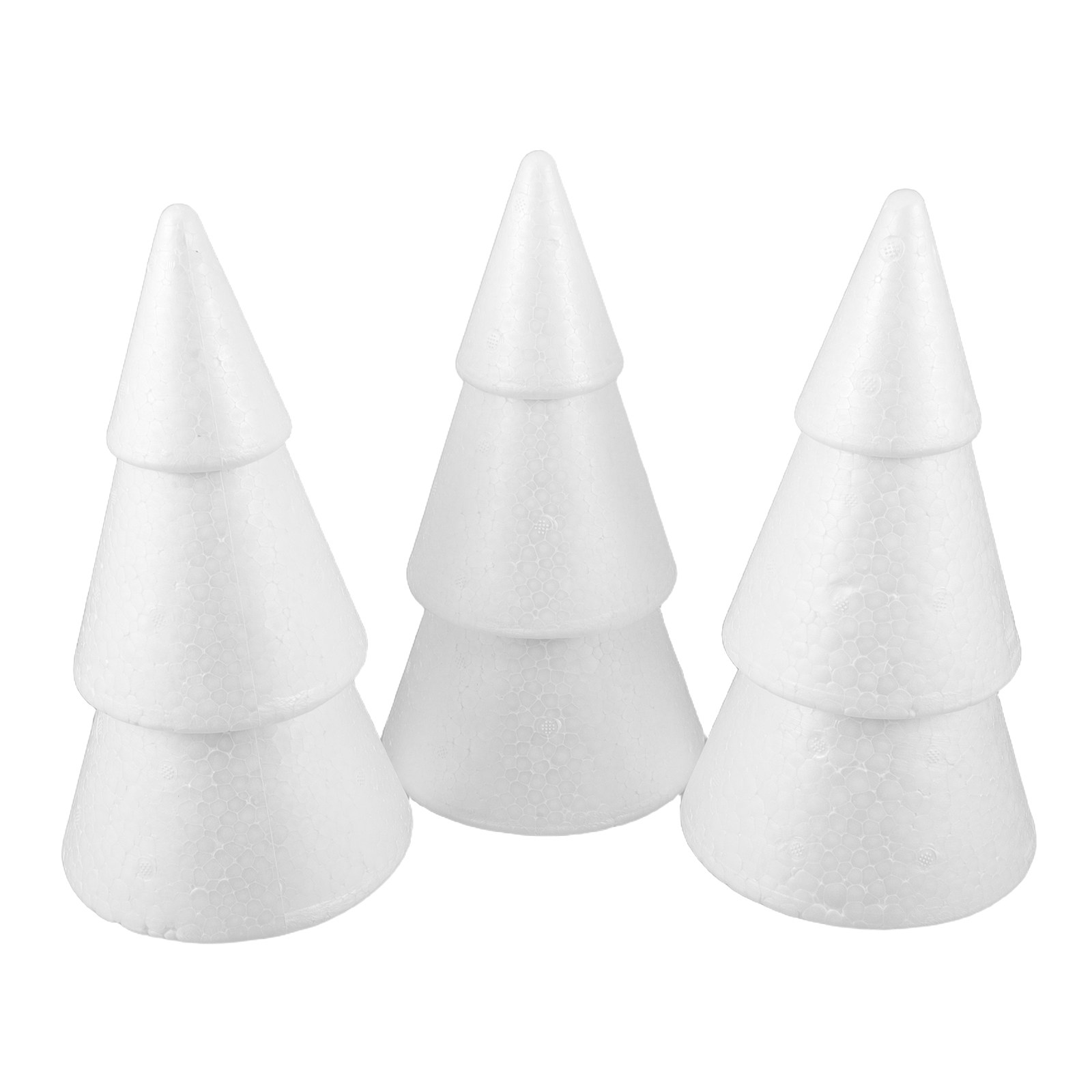 3個入り、多用途に使えるフォーム製のクリスマスツリー。子供向 - Christmas Tree Artificial のレビューと価格