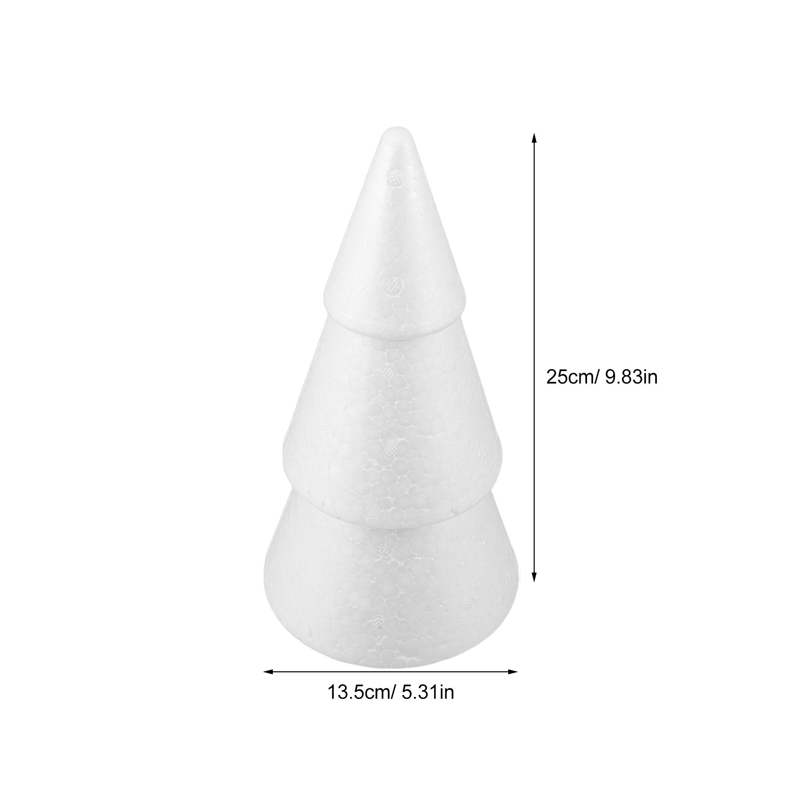 3個入り、多用途に使えるフォーム製のクリスマスツリー。子供向 - Christmas Tree Artificial のレビューと価格