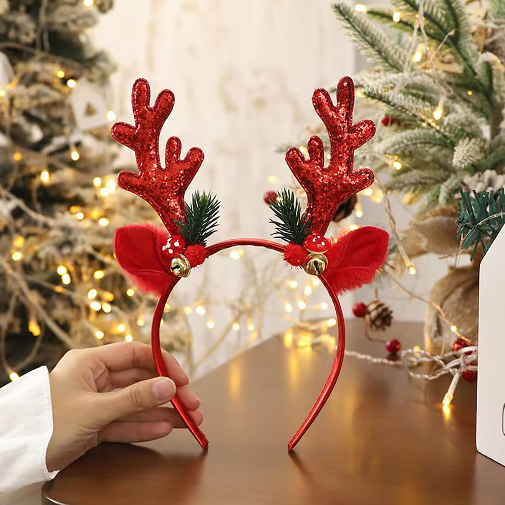 クリスマス・トナカイの角のヘッドバンド、ホリデーシーズン用の - Reindeer Antlers Headband のレビューと価格